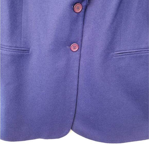 Tribeca Studio Vtg 90s Boyfriend Jacket Boxy Blazer 14 - Picture 3 of 6